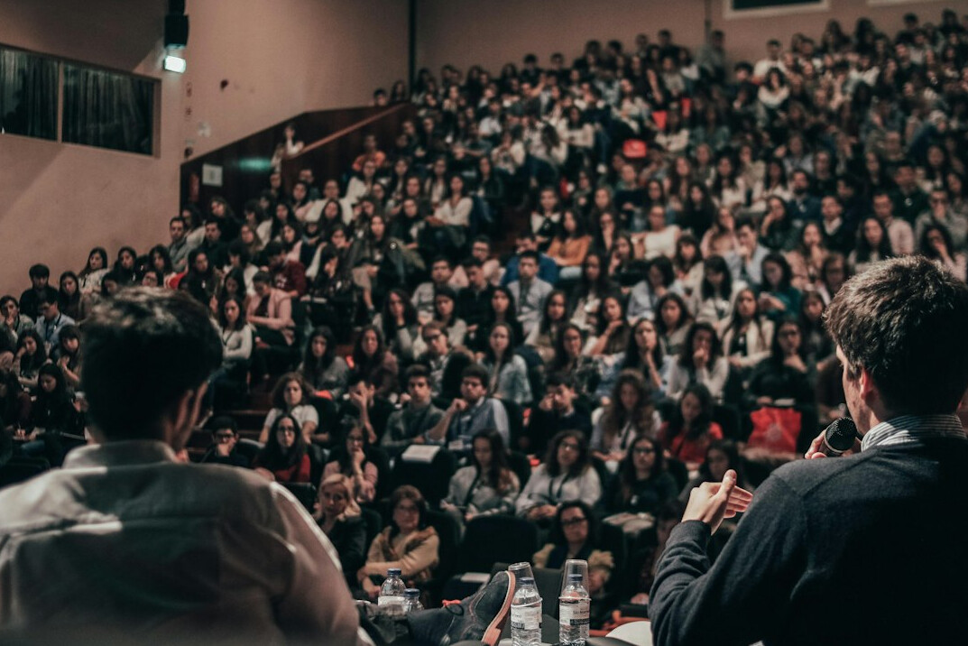 live audience at academy event